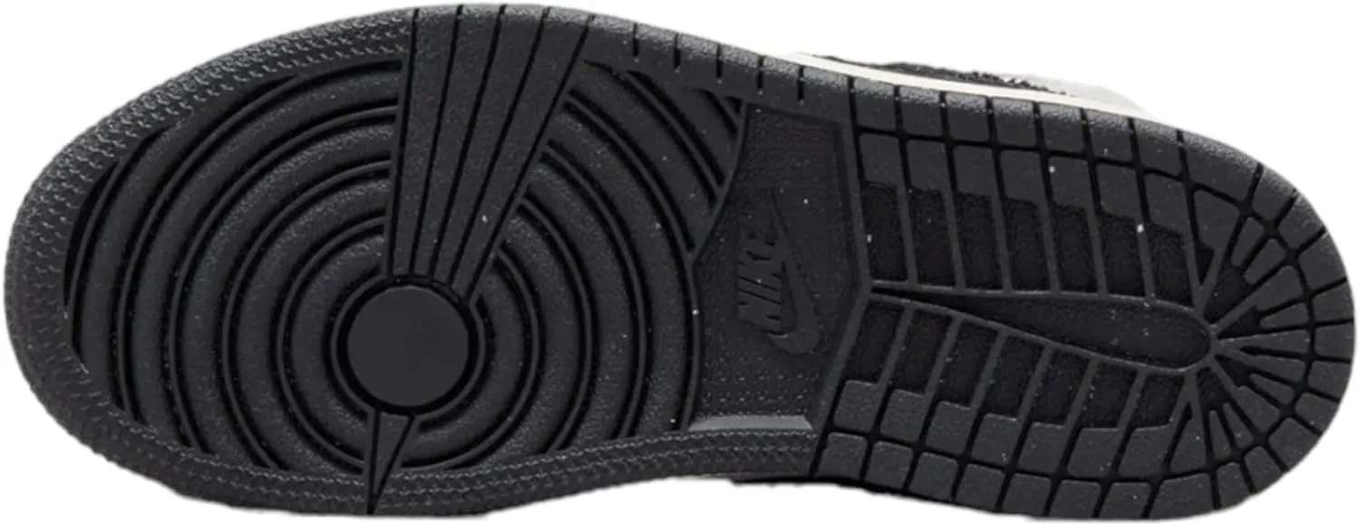 NIKE Air Jordan 1 Mid SE Craft PS Preschool Little Kids' Shoes 'Inside Out - Cement Grey' (FD9090 002)
