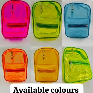 NIYO TOYS Neon Backpacks for Kids - Fun & Colorful