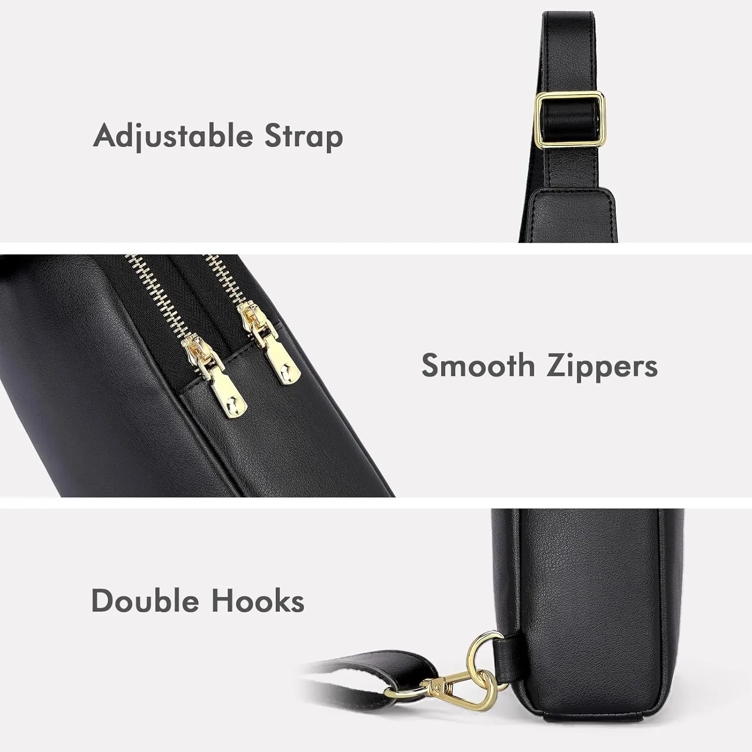 nuoku Women's Crossbody Sling Bag - Small RFID Wallet & Cell Phone Pouch