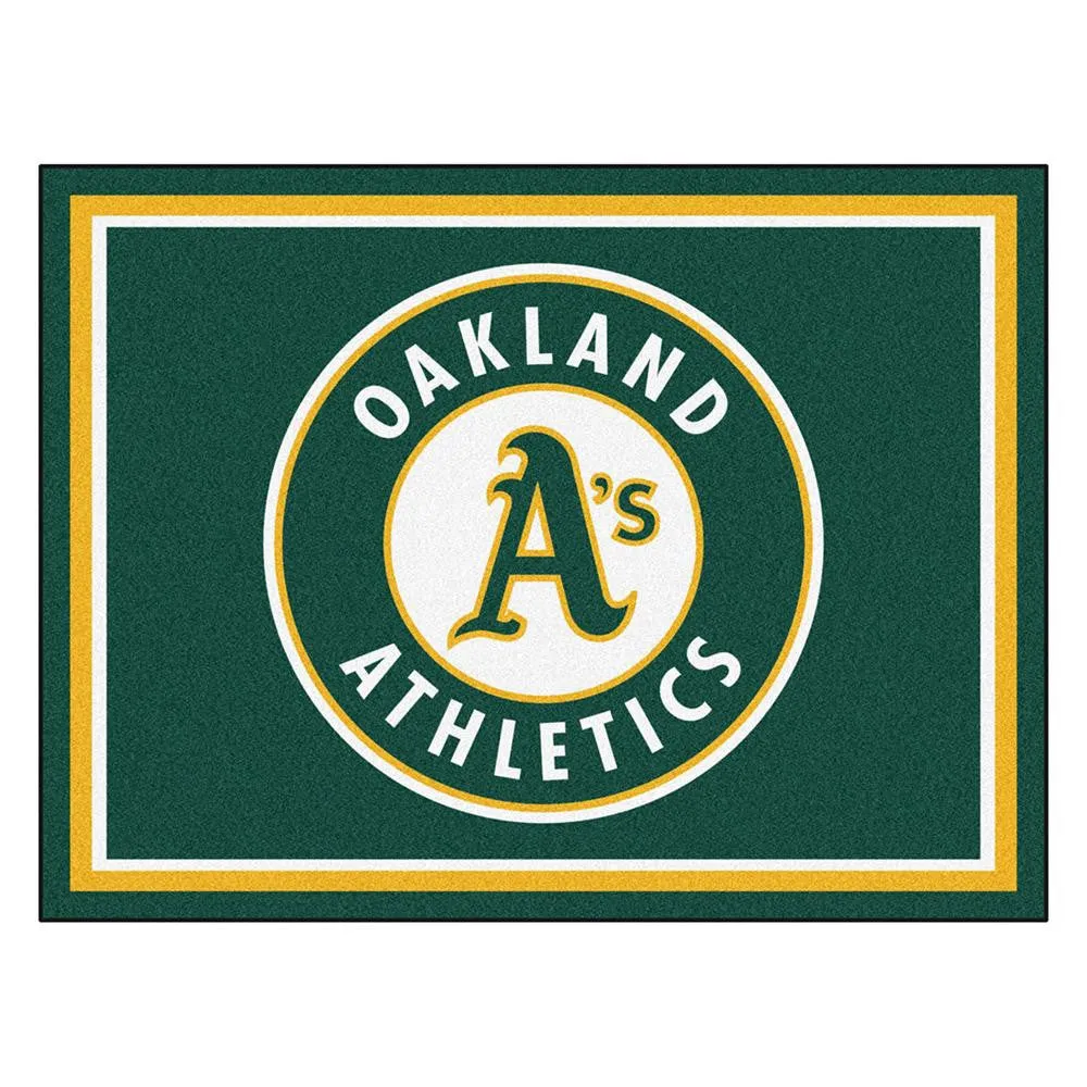 Oakland Athletics MLB 8ft x10ft Area Rug