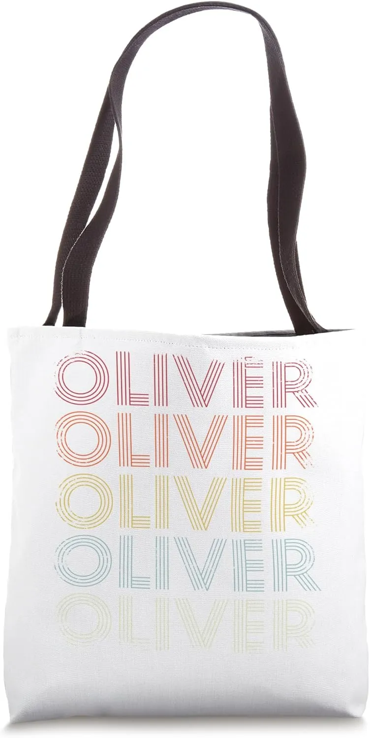 Oliver Retro Vintage Style Tote Bag