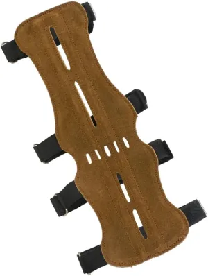 OMP Mountain Man 4-Strap Ventilated Leather Arm Guard