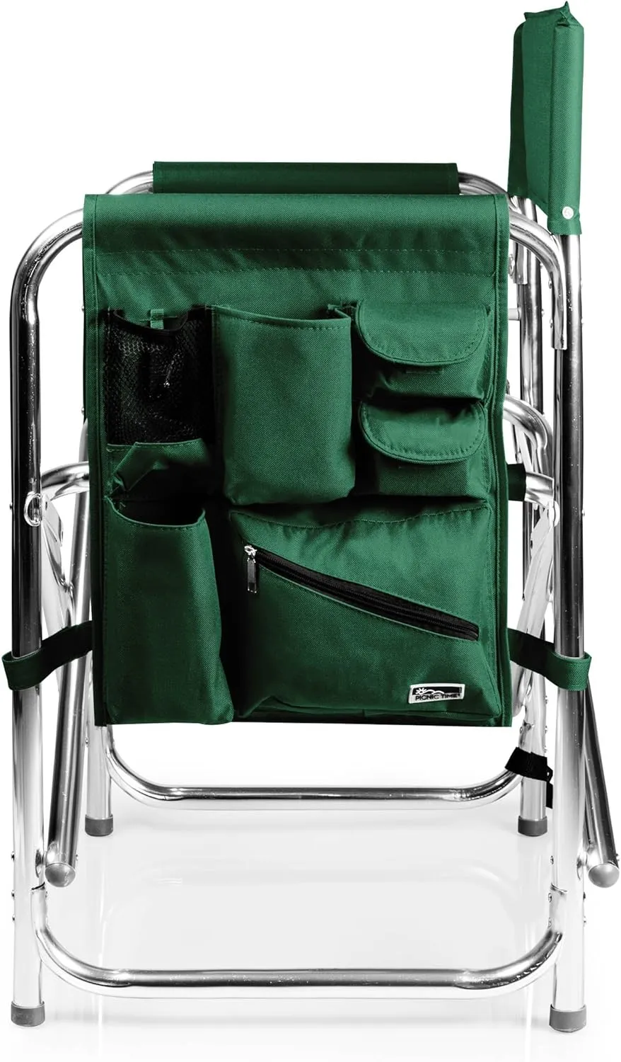 ONIVA - a Picnic Time brand - Sports Chair with Side Table, Beach Chair, Camp Chair for Adults, (Hunter Green)
