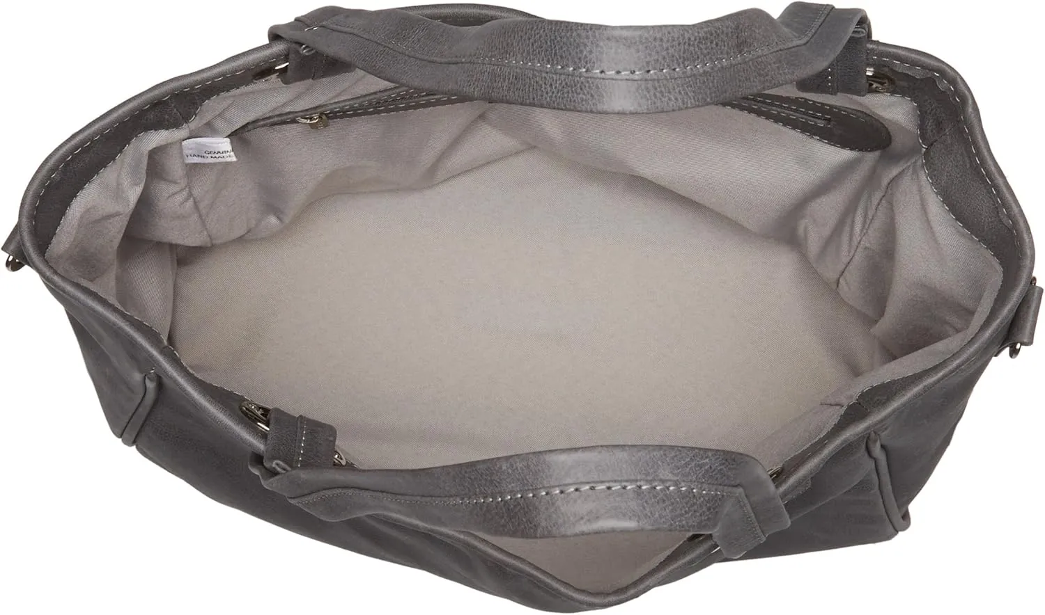 Open Tote/Cross Body Bag, Charcoal, One Size