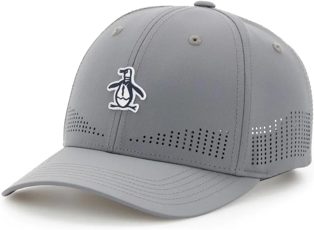 Original Penguin Core Logo Ventilated Adjustable Snapback Golf Hat
