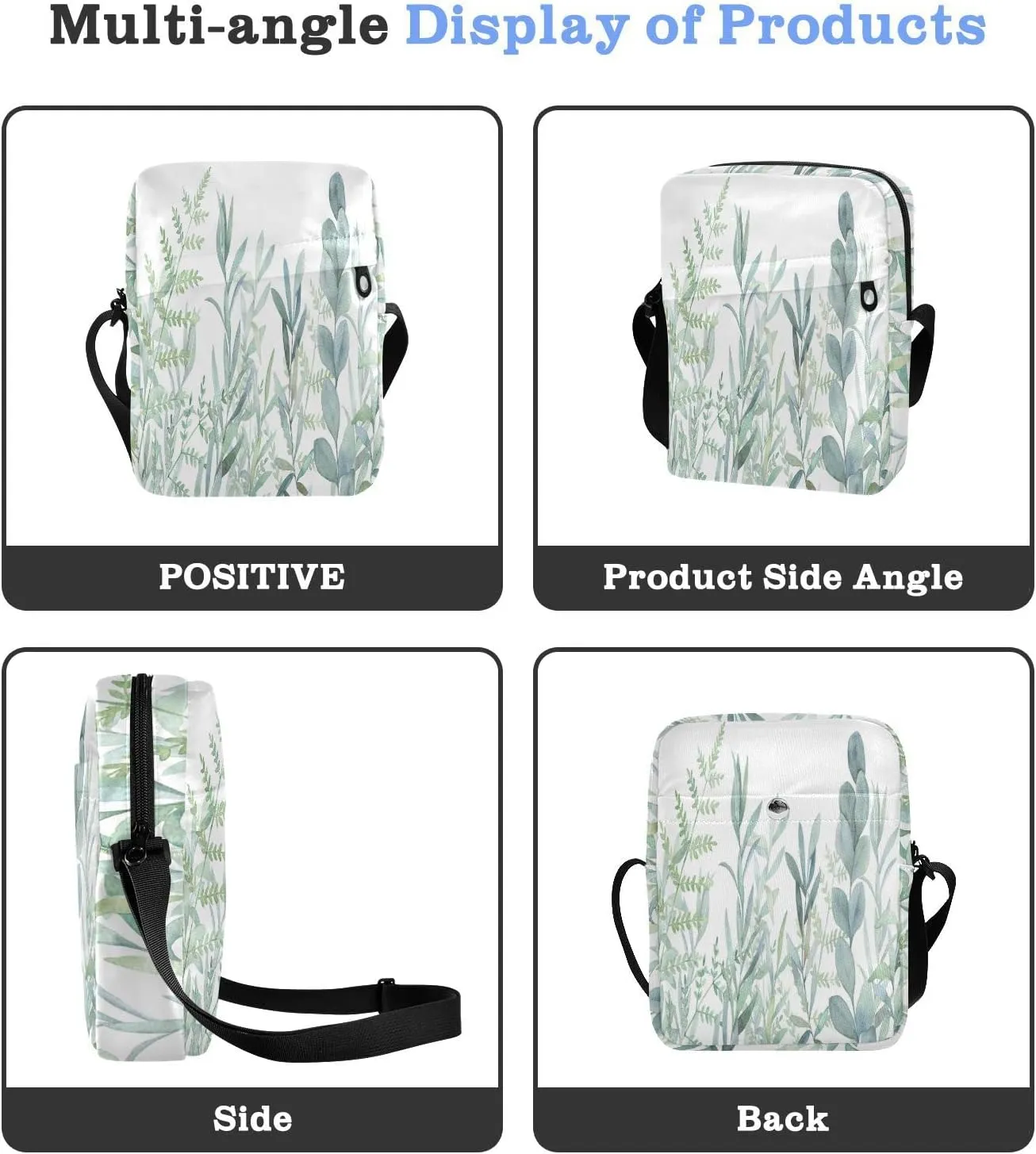 Oyihfvs Messenger Bag, Men's Crossbody Bag, Women's Crossbody Bag with Adjustable Strap