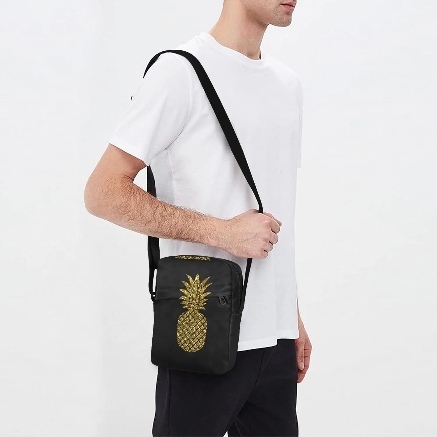 Oyihfvs Messenger Bag, Men's Crossbody Bag, Women's Crossbody Bag with Adjustable Strap