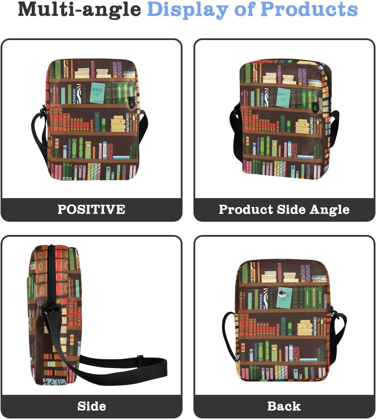 Oyihfvs Messenger Bag, Men's Crossbody Bag, Women's Crossbody Bag with Adjustable Strap