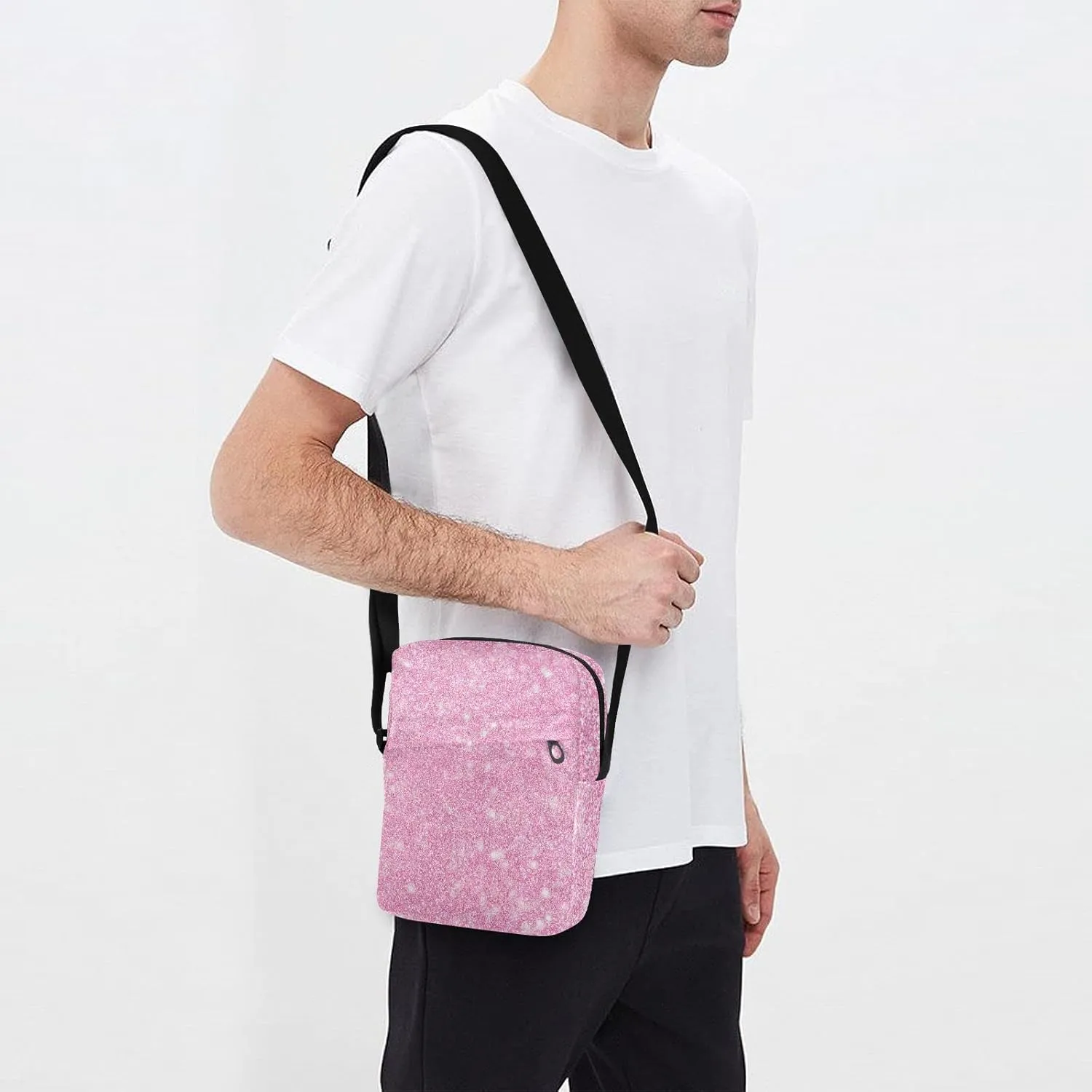 Oyihfvs Messenger Bag, Men's Crossbody Bag, Women's Crossbody Bag with Adjustable Strap