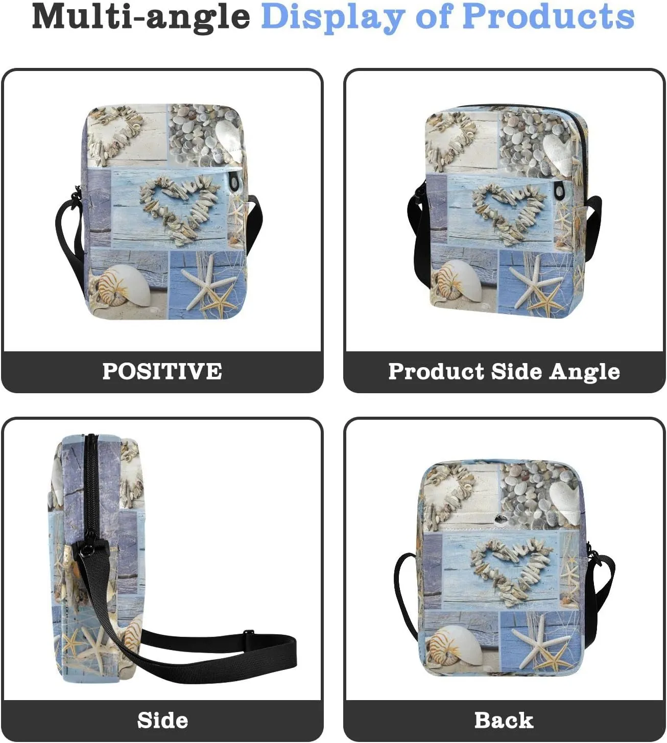 Oyihfvs Messenger Bag, Men's Crossbody Bag, Women's Crossbody Bag with Adjustable Strap
