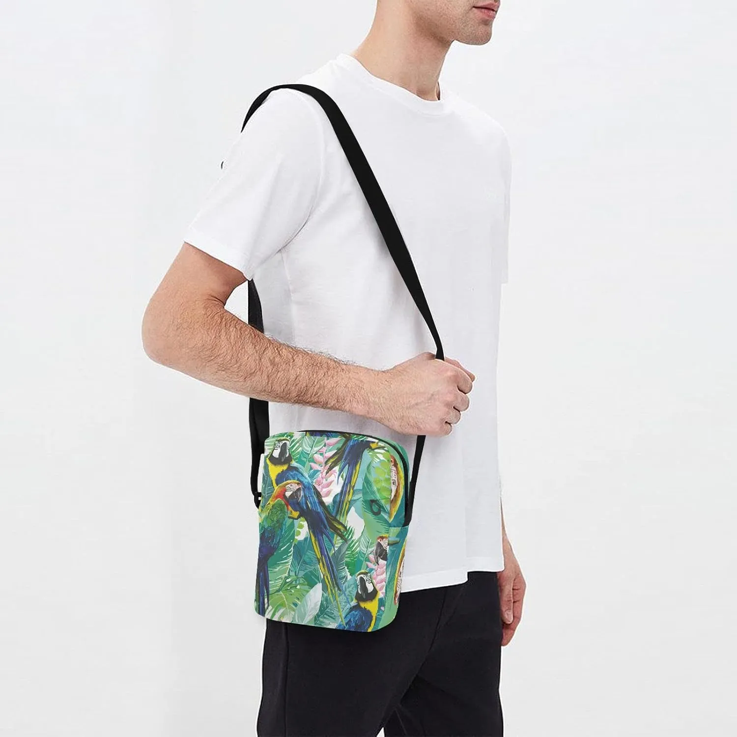 Oyihfvs Messenger Bag, Men's Crossbody Bag, Women's Crossbody Bag with Adjustable Strap