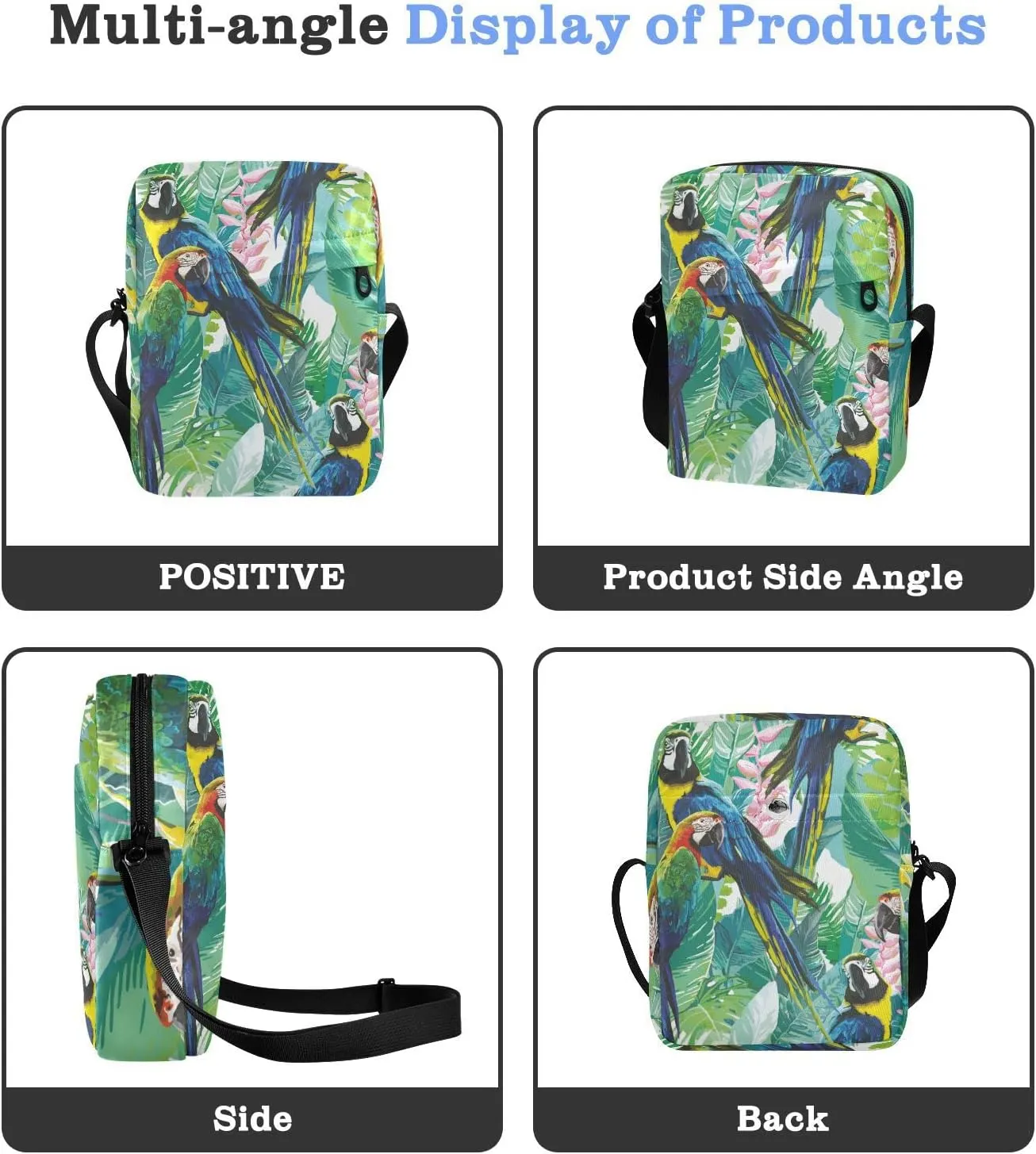 Oyihfvs Messenger Bag, Men's Crossbody Bag, Women's Crossbody Bag with Adjustable Strap