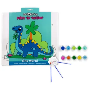 Paint by Number (Dino World) | Craft Kit for Kids |  Educational Puzzle Toy | Home Learning Kit