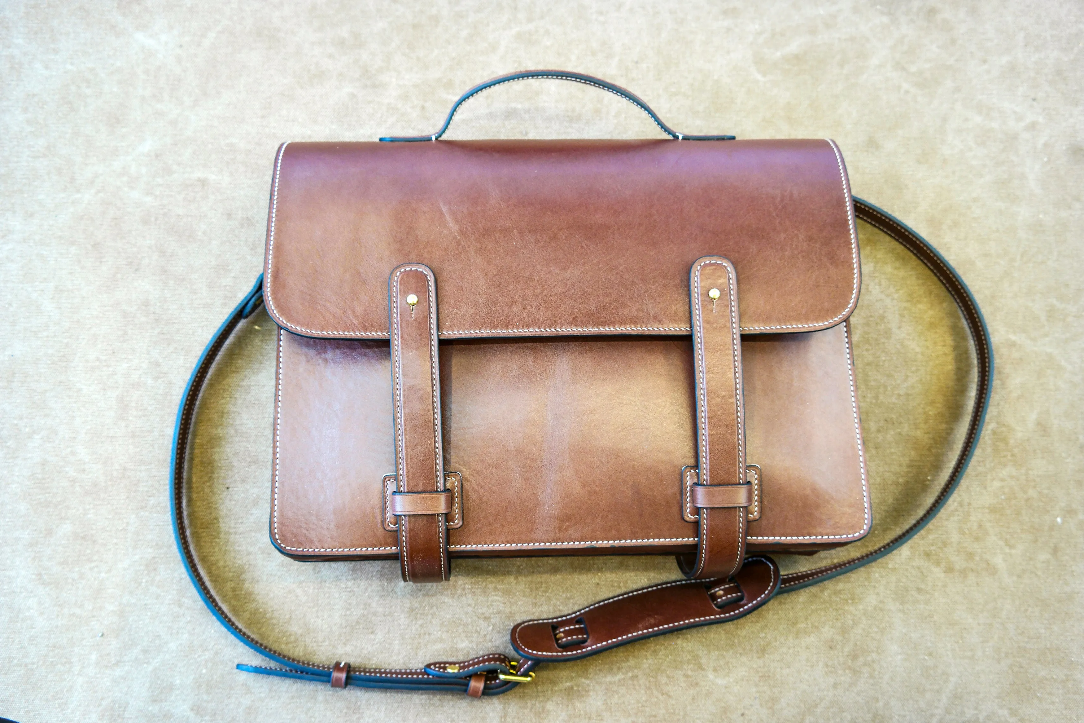 【PDF Pattern】Leather messenger bag pattern Vintage Crossbody Messenger Bag Satchel Purse Handbag Briefcase pattern