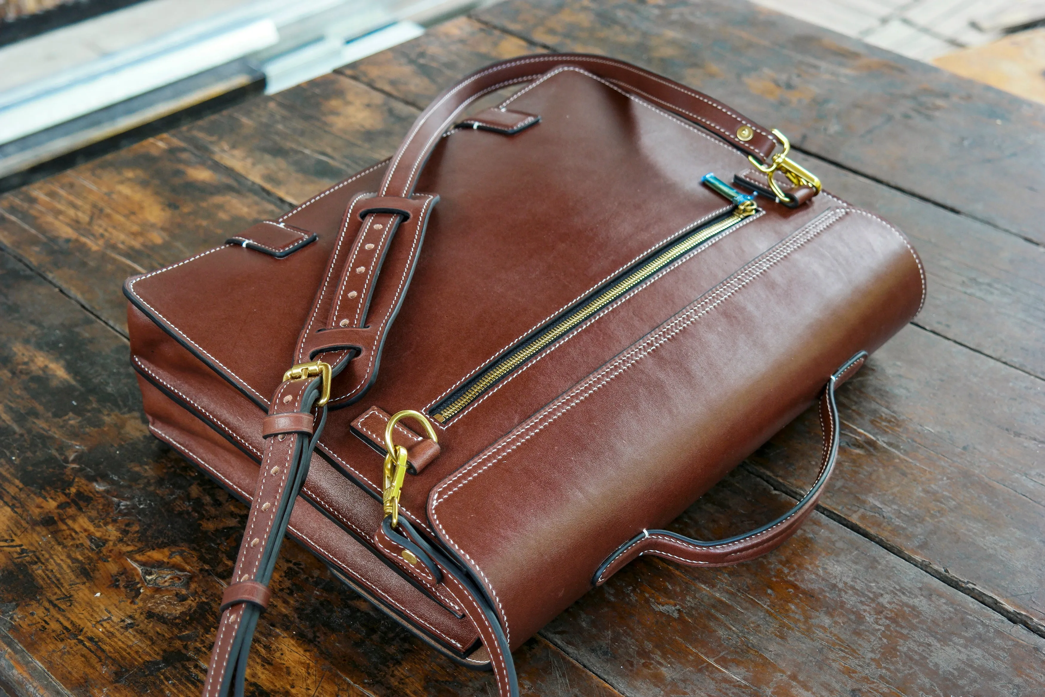 【PDF Pattern】Leather messenger bag pattern Vintage Crossbody Messenger Bag Satchel Purse Handbag Briefcase pattern