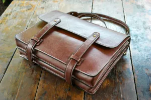 【PDF Pattern】Leather messenger bag pattern Vintage Crossbody Messenger Bag Satchel Purse Handbag Briefcase pattern