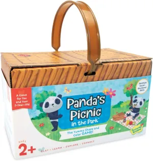 Peaceable Kingdom Games for Parents & Their 2-Year-olds: Panda’s Picnic in The Park - Toddler & Preschool Board Game of Matching Colors & Shapes
