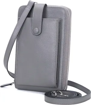 Pearl Angeli Small Crossbody Bag for Women RFID Phone Purse with Adjustable Shoulder Strap