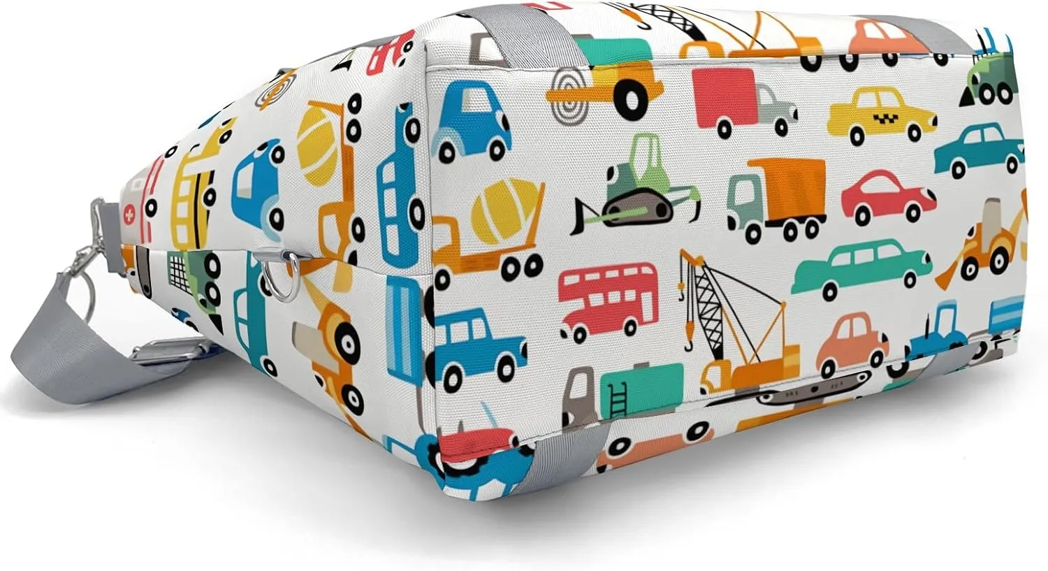 Personalized Gym Dance Bag for Girls Boys,Cartoon Car Bus Monster Custom Name Sport Duffel Bag Weekender Bags Carry On Travel Duffel Bag