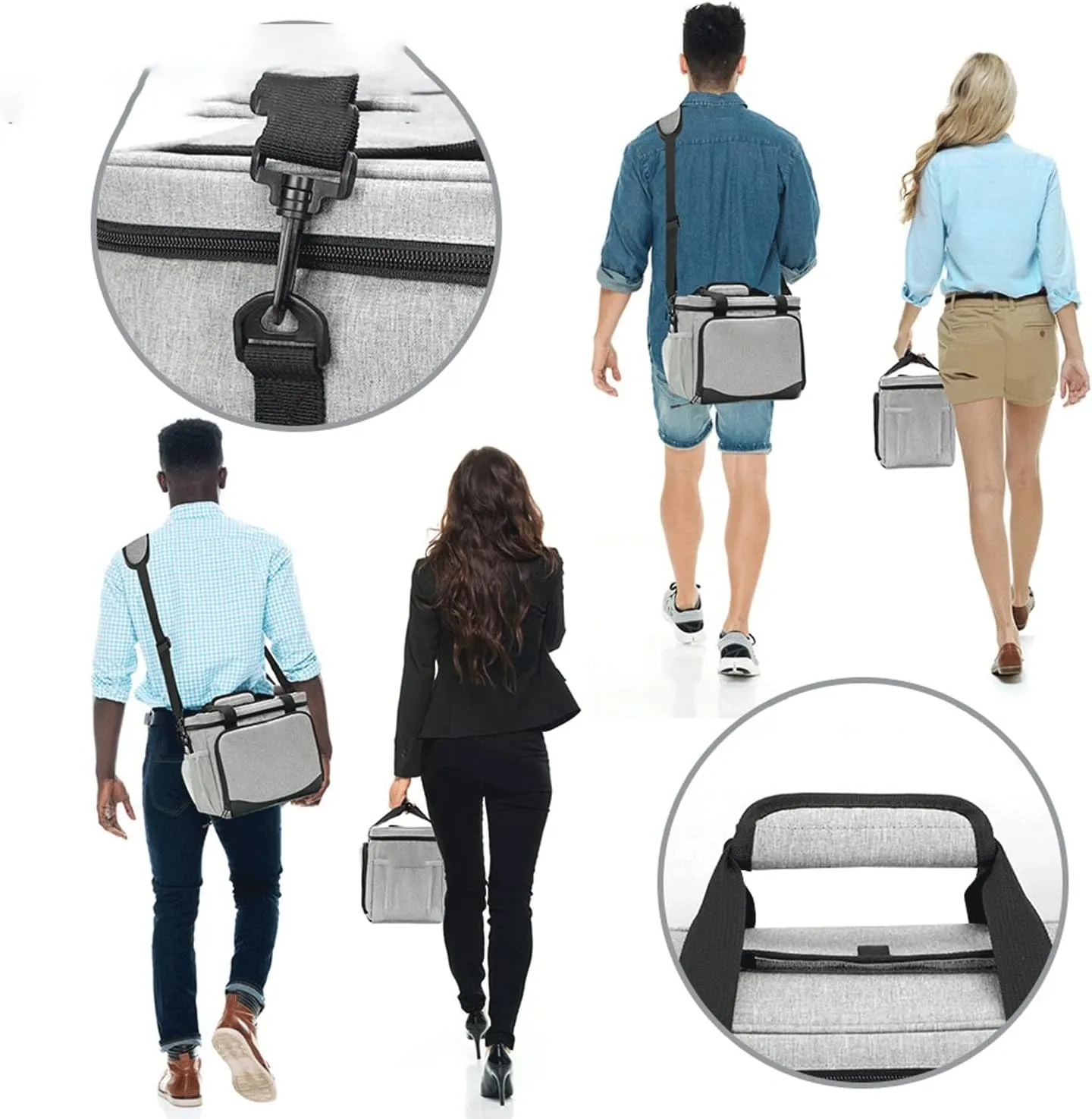 Picnic Backpack Insulated Lunch Box Bag Work Picnic Bag Car Refrigerator Portable Shoulder Bag