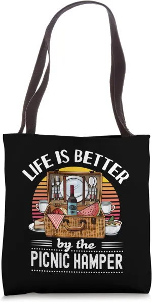Picnic Basket Lover - Funny Picnicking Park Day Trip Quote Tote Bag