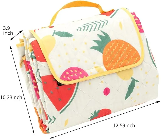 Picnic Blankets, Portable Outside Baby Blanket, 3 Layer Picnic Mat for Camping, 59"x79" Large Waterproof Sand Proof Camping Blanket, Lightweight Folding Portable Travel Blanket
