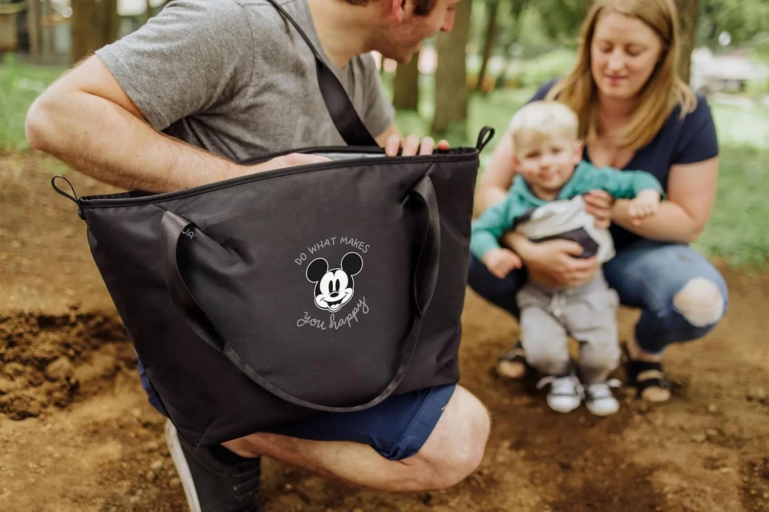 PICNIC TIME Disney Nightmare Before Christmas Tarana Cooler Tote Bag made with Recycled Materials, Soft Cooler Tote Bag, Picnic Cooler