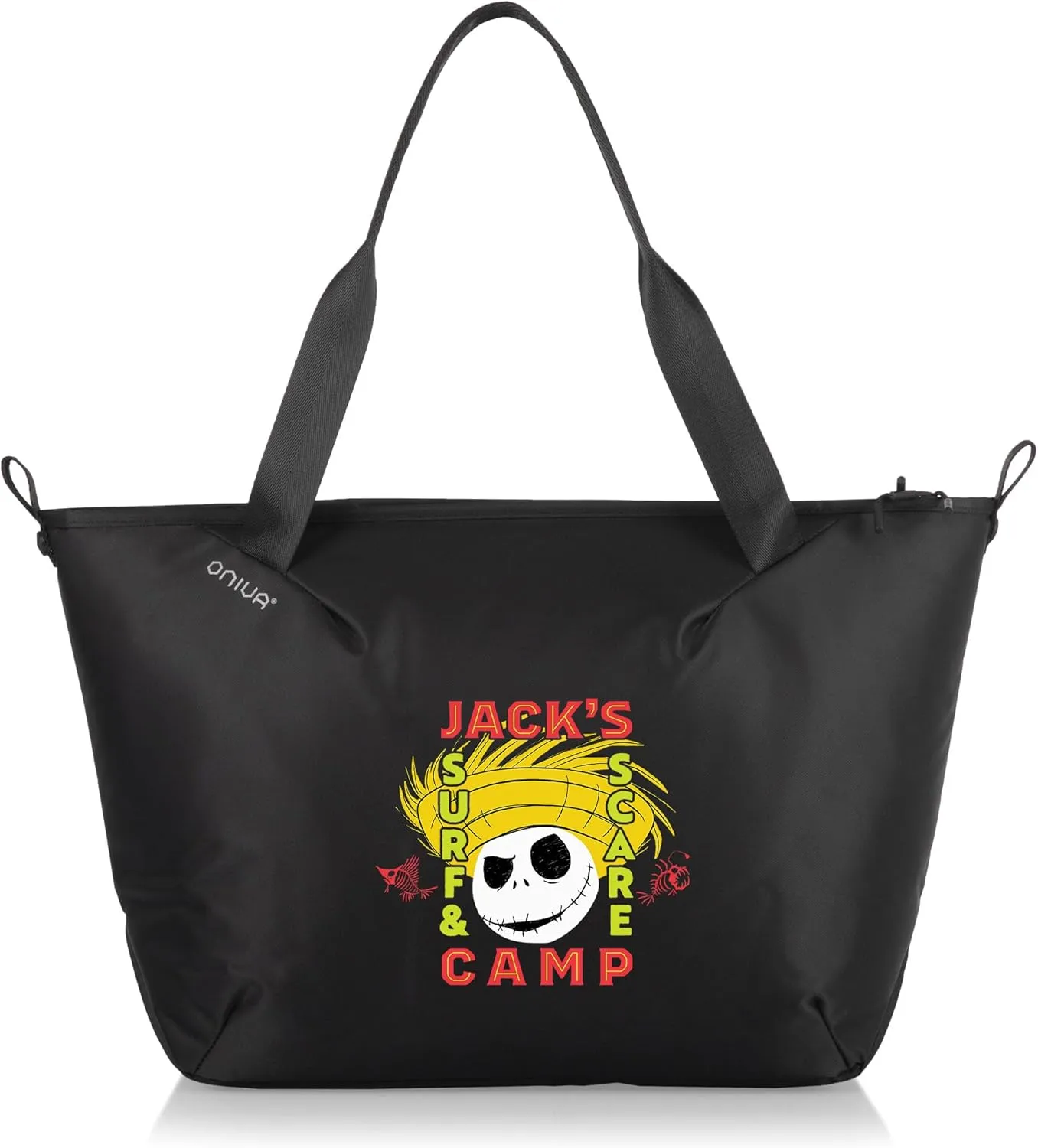 PICNIC TIME Disney Nightmare Before Christmas Tarana Cooler Tote Bag made with Recycled Materials, Soft Cooler Tote Bag, Picnic Cooler