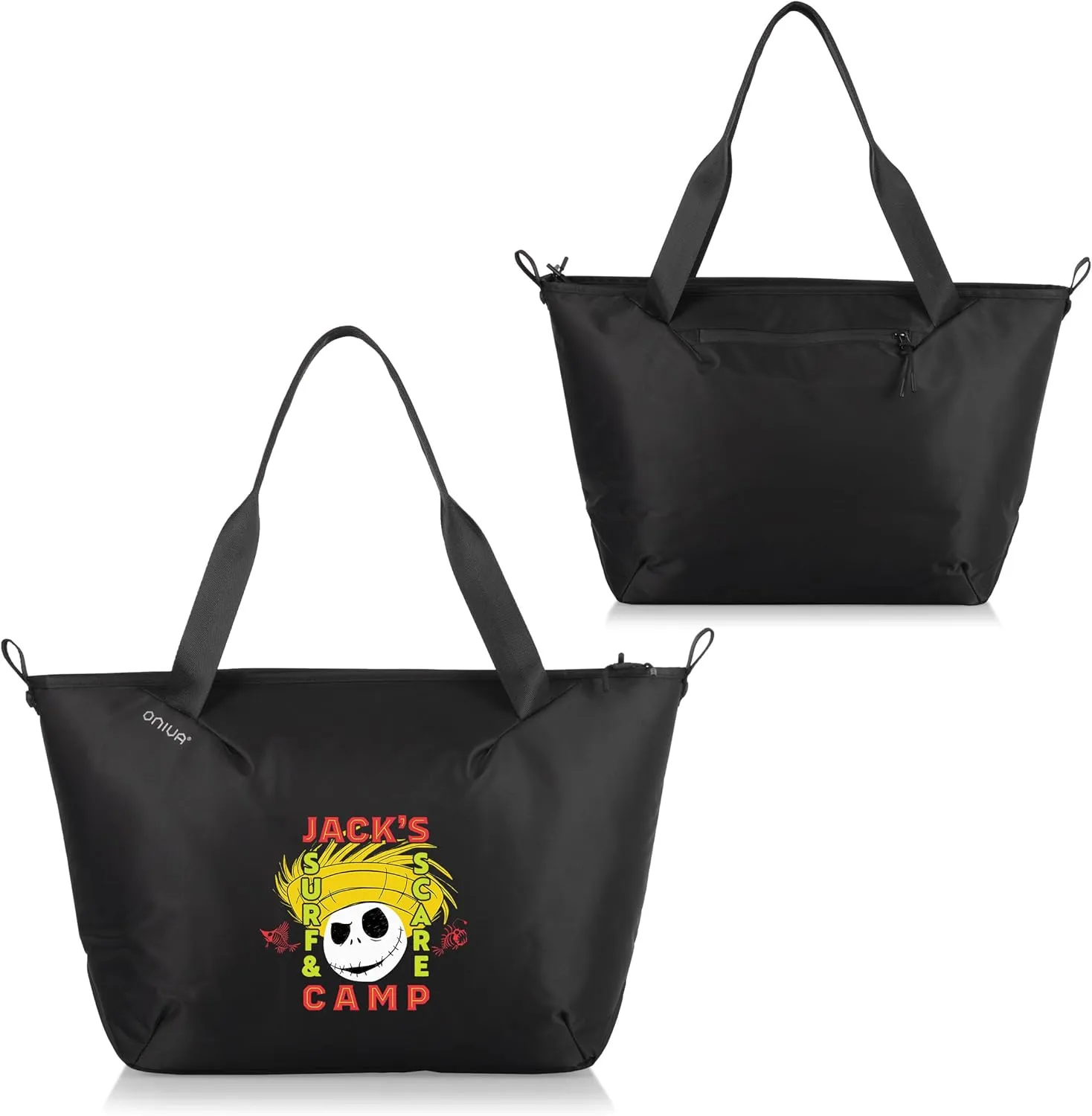 PICNIC TIME Disney Nightmare Before Christmas Tarana Cooler Tote Bag made with Recycled Materials, Soft Cooler Tote Bag, Picnic Cooler