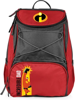 PICNIC TIME - Disney Pixar The Incredibles Mr. Incredible PTX Backpack Cooler, Soft Cooler Backpack, Insulated Lunch Bag, (Red with Gray Accents) - Red With Gray Accents, 11 x 7 x 13.5
