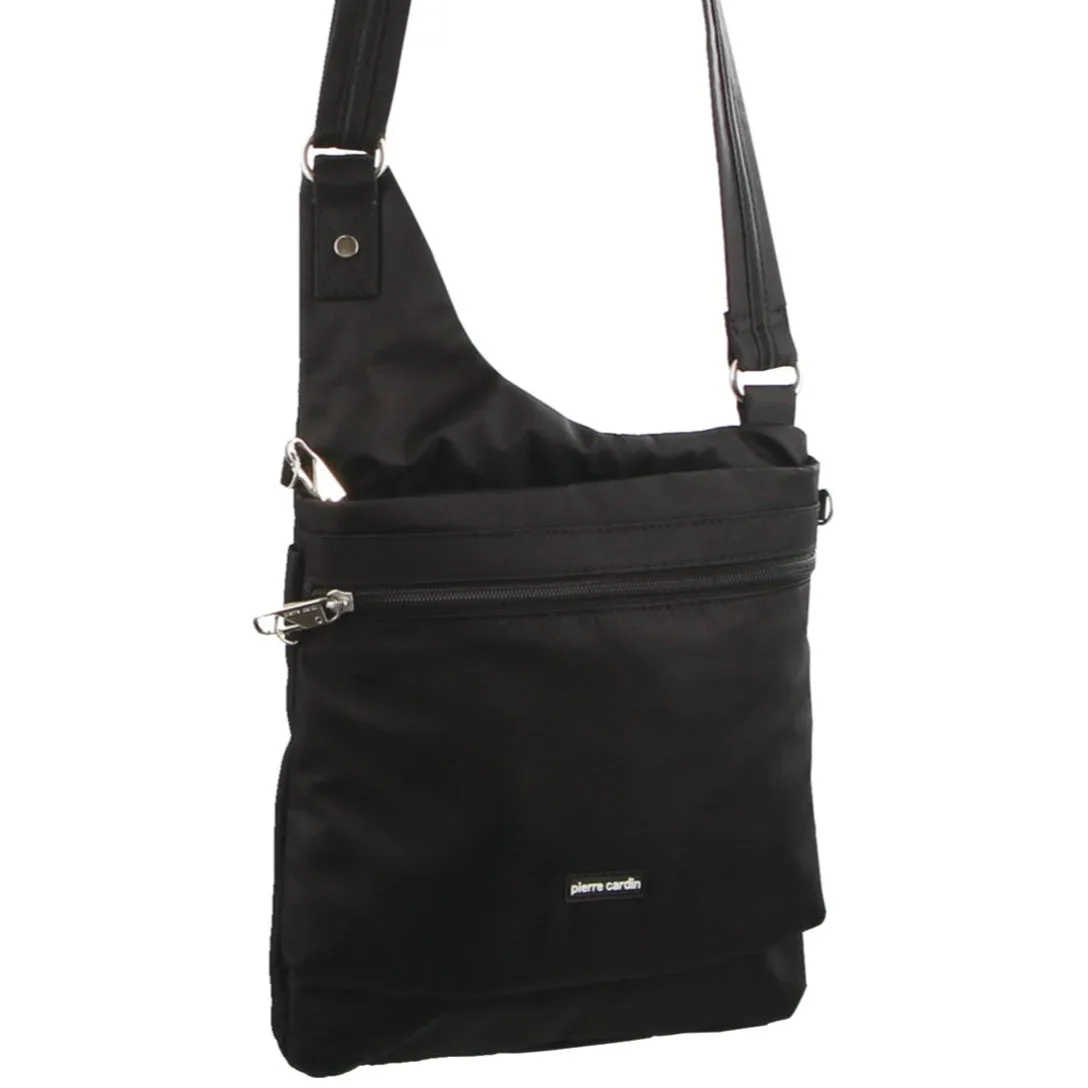 Pierre Cardin Anti-Theft Crossbody bag 2416 Black