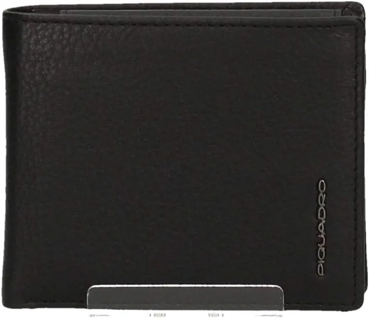 Piquadro Men's Coin Pouch, Black (Nero), 11 Centimeters