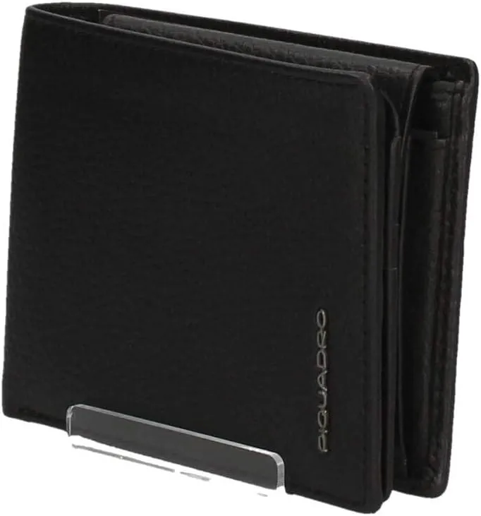 Piquadro Men's Coin Pouch, Black (Nero), 11 Centimeters