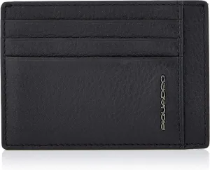 Piquadro Men's Credit Card Case, Black (Nero), 11 Centimeters