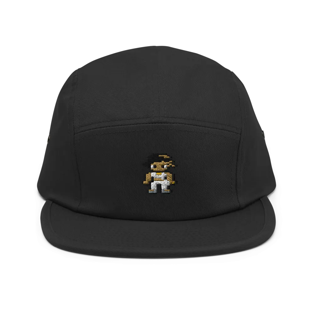 Pixel Art Design 5 Panel Cap