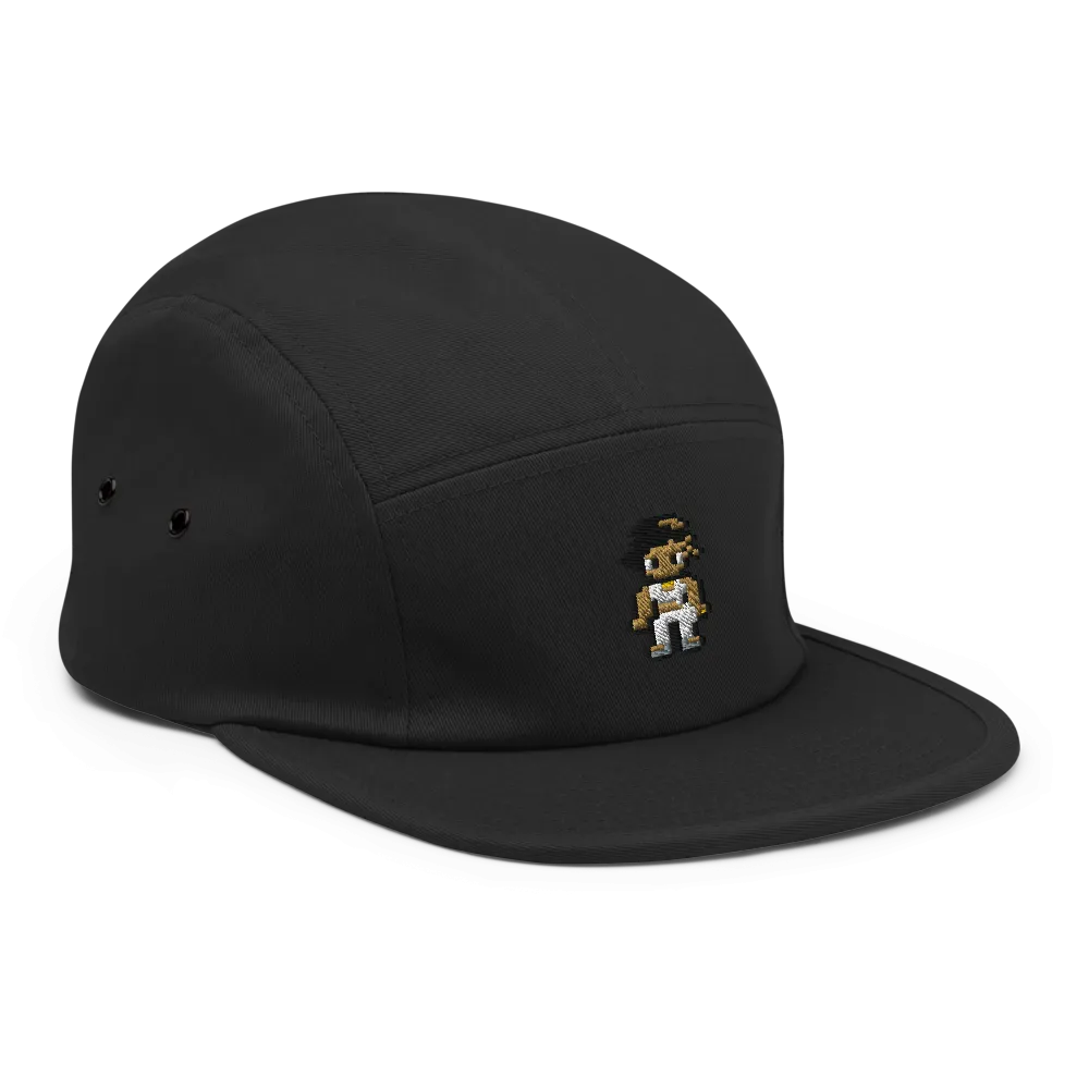 Pixel Art Design 5 Panel Cap
