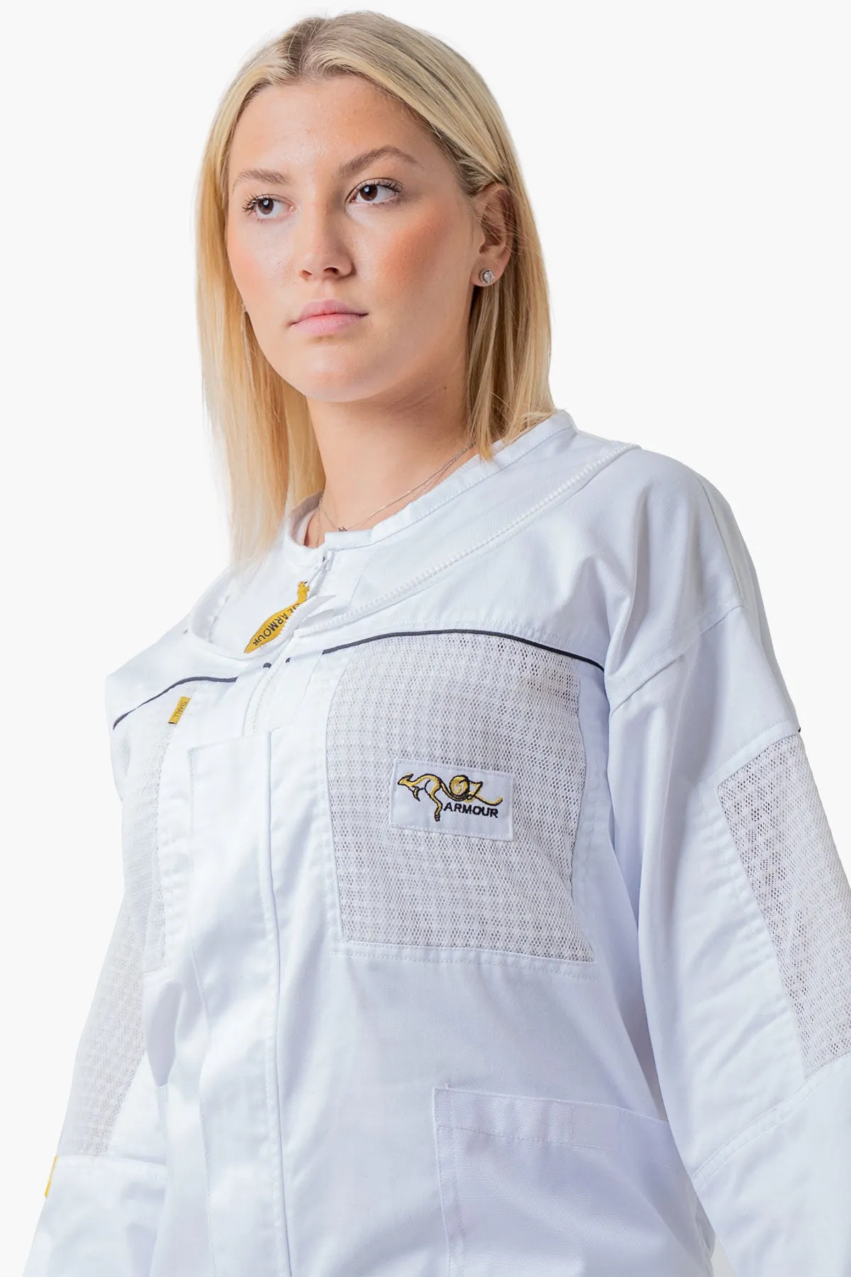 Poly Cotton Semi Ventilated Beekeeping Suit With Fencing Viel & Round Brim Hat
