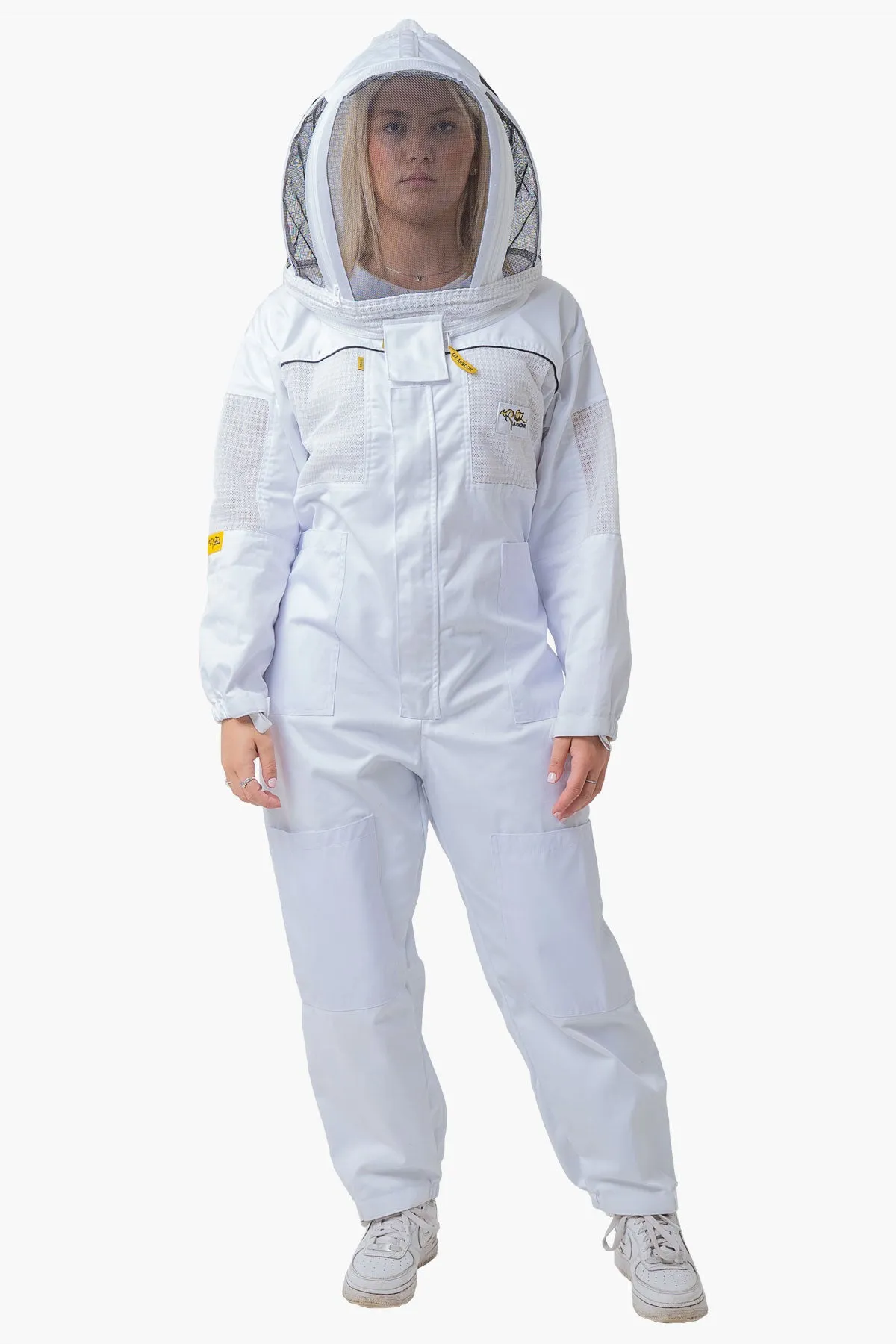 Poly Cotton Semi Ventilated Beekeeping Suit With Fencing Viel & Round Brim Hat