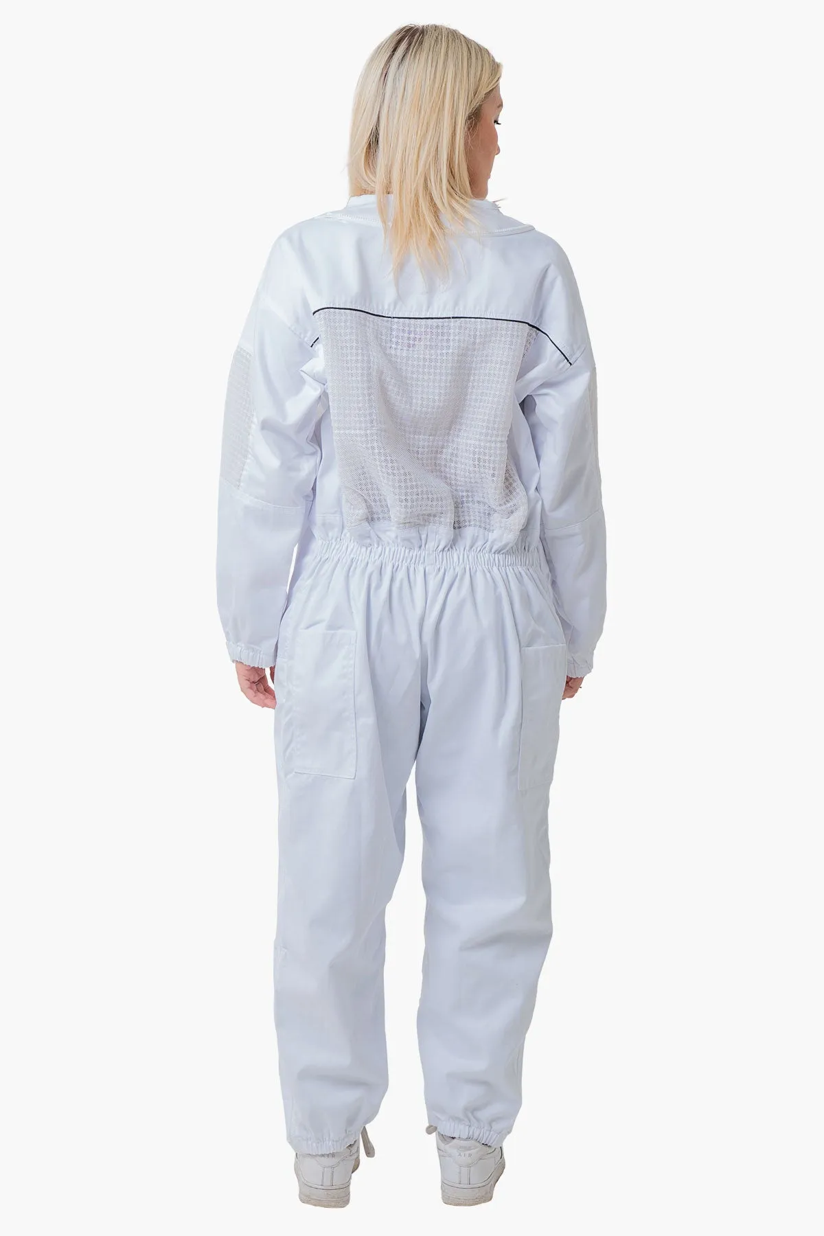 Poly Cotton Semi Ventilated Beekeeping Suit With Fencing Viel & Round Brim Hat