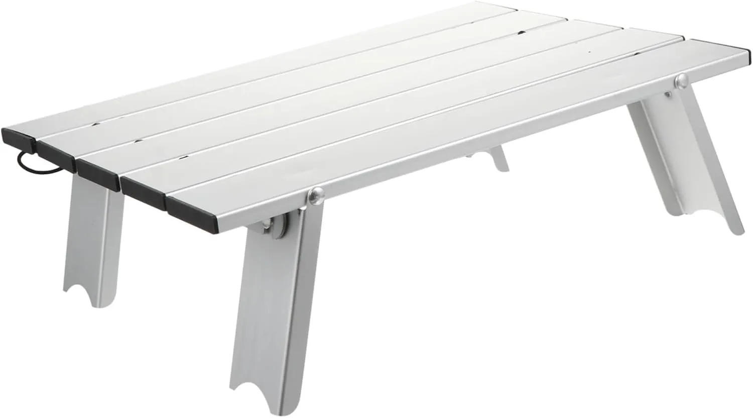 POPETPOP Portable Folding Aluminum Table with Carrying Bag Durable Camp Table for Outdoor Activities for Picnics Camping Fishing and Beach Parties