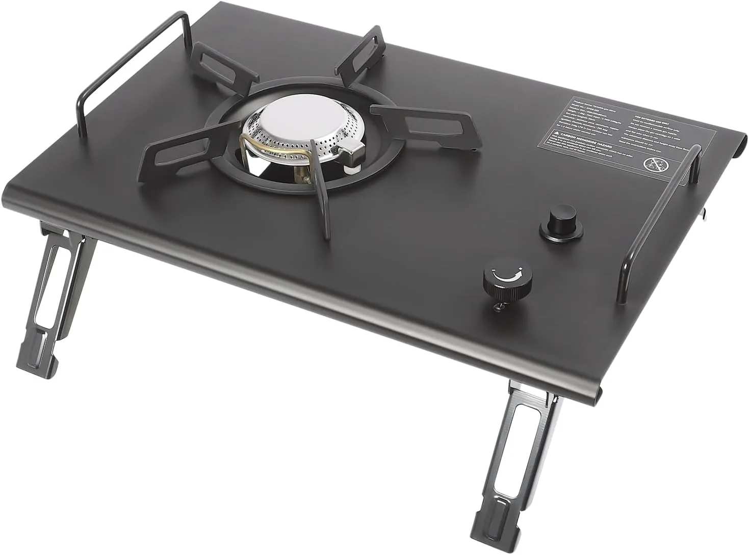 Portable Outdoor Gas Stove,Foldable Electronic Ignition Camp Stove 2700W-4000W,Camping Grill for Camping,Hiking,Picnics,Mountaineering,Exploring