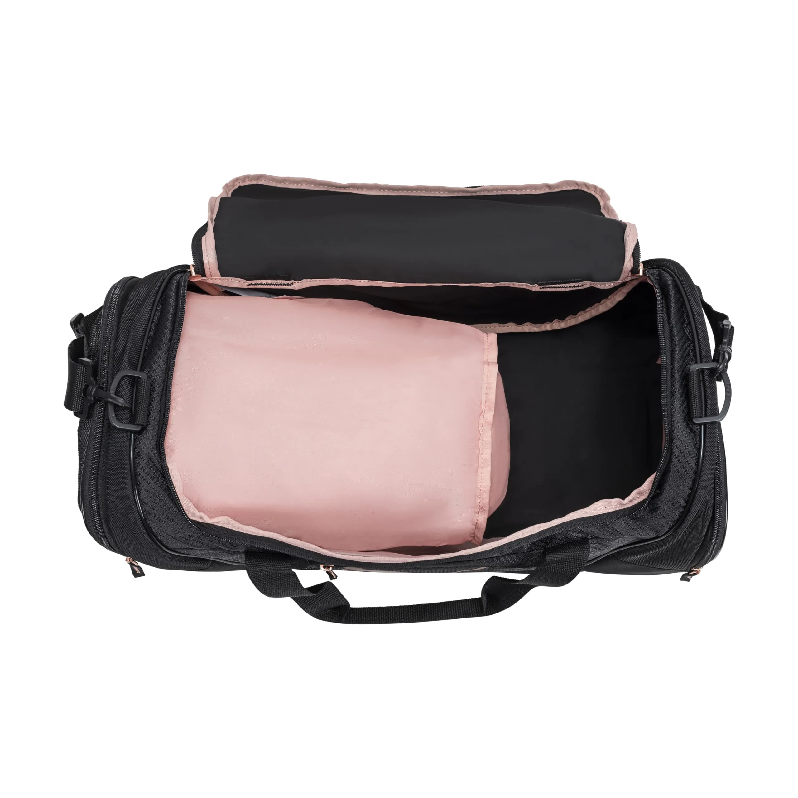 PUMA womens Evercat Candidate duffel bags, Black/Rose Gold, One Size US