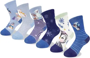 Queenshin Boys Novelty Socks Fun Crazy Funny Cute Cartoon Space Balls Car Animal Games Kids Crew Cotton Socks 6 Pairs