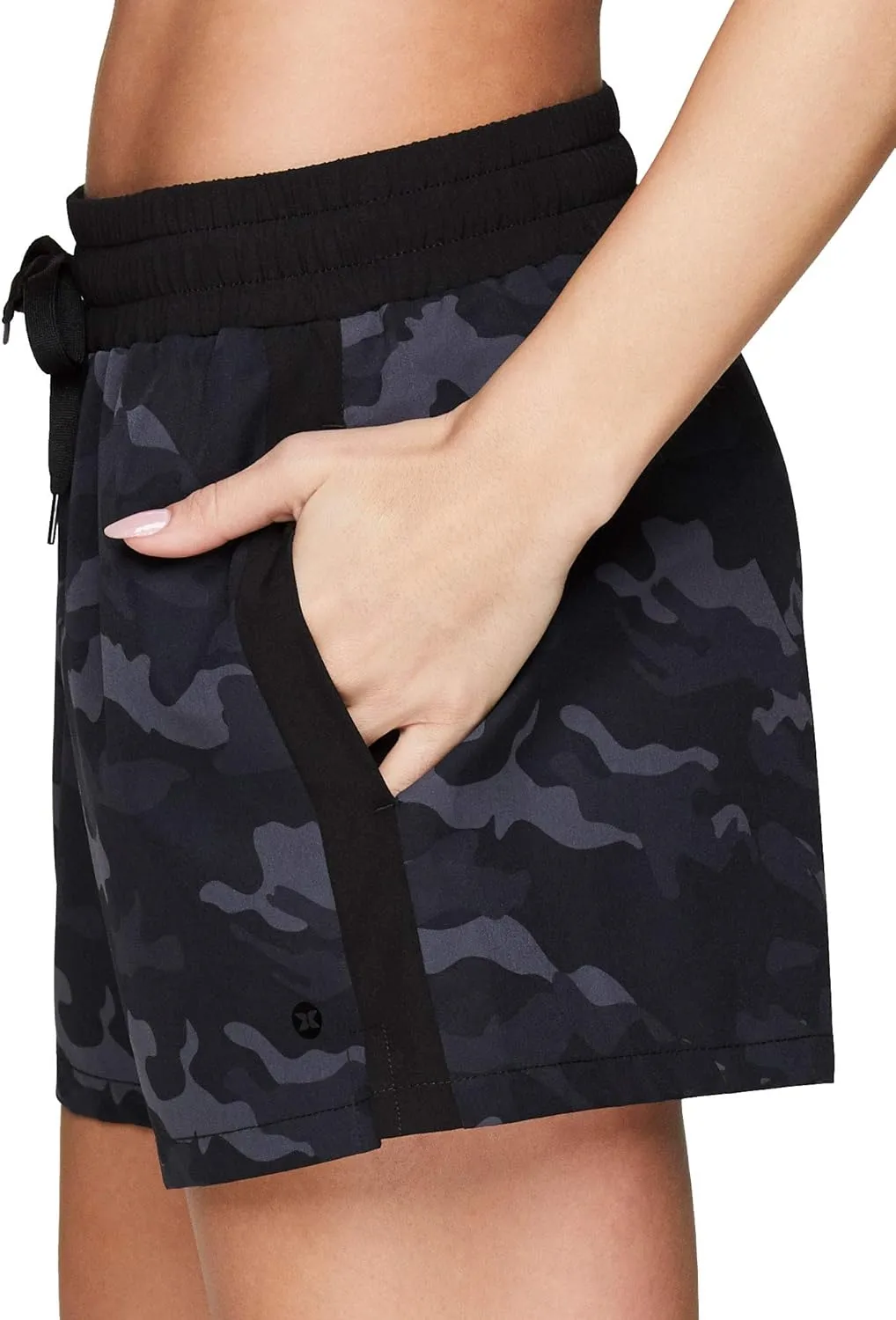 RBX Active Women's Relaxed Fit Breathable Ventilated Stretch Woven Athletic Walking Short with Pockets