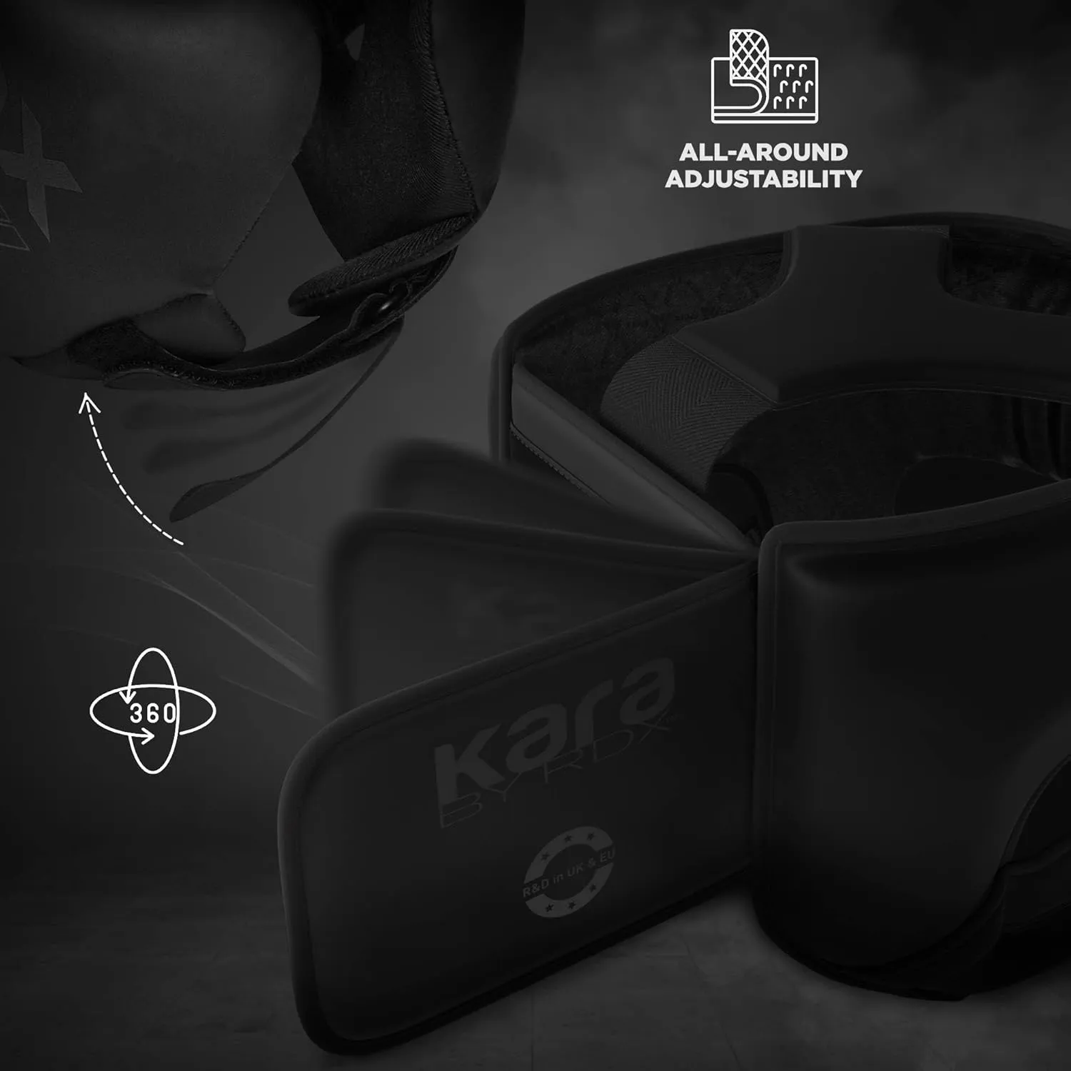 RDX Boxing Headgear, MMA Training, Adjustable Padded Kara,Muay Thai Headgear, Kickboxing, Sparring, Martial Arts, Karate, Taekwondo Helmet