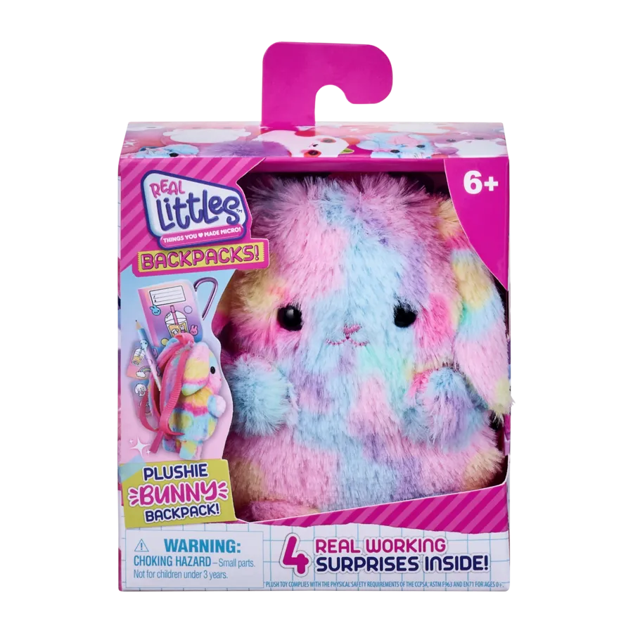 Real Littles Series 7 Plushie Pet Backpack Assorted Styles