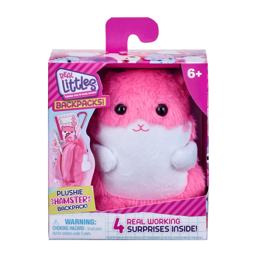 Real Littles Series 7 Plushie Pet Backpack Assorted Styles