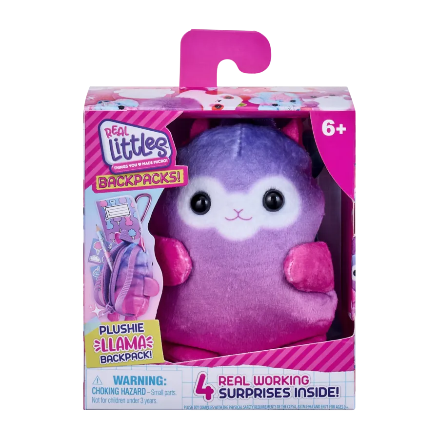 Real Littles Series 7 Plushie Pet Backpack Assorted Styles