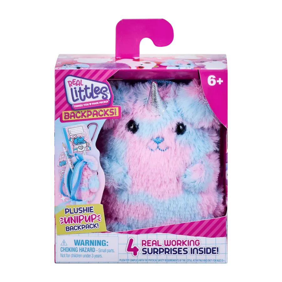 Real Littles Series 7 Plushie Pet Backpack Assorted Styles