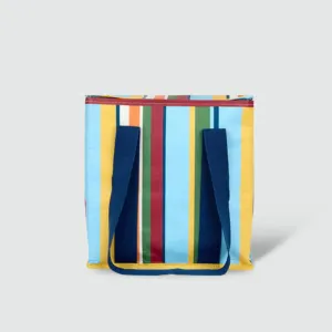 RETRO STRIPE INSULATED TOTE